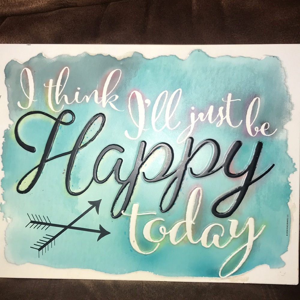 Wall decor- metal sign